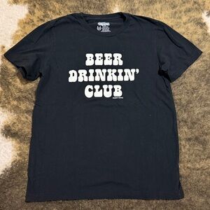 Casual Black Graphic Tee